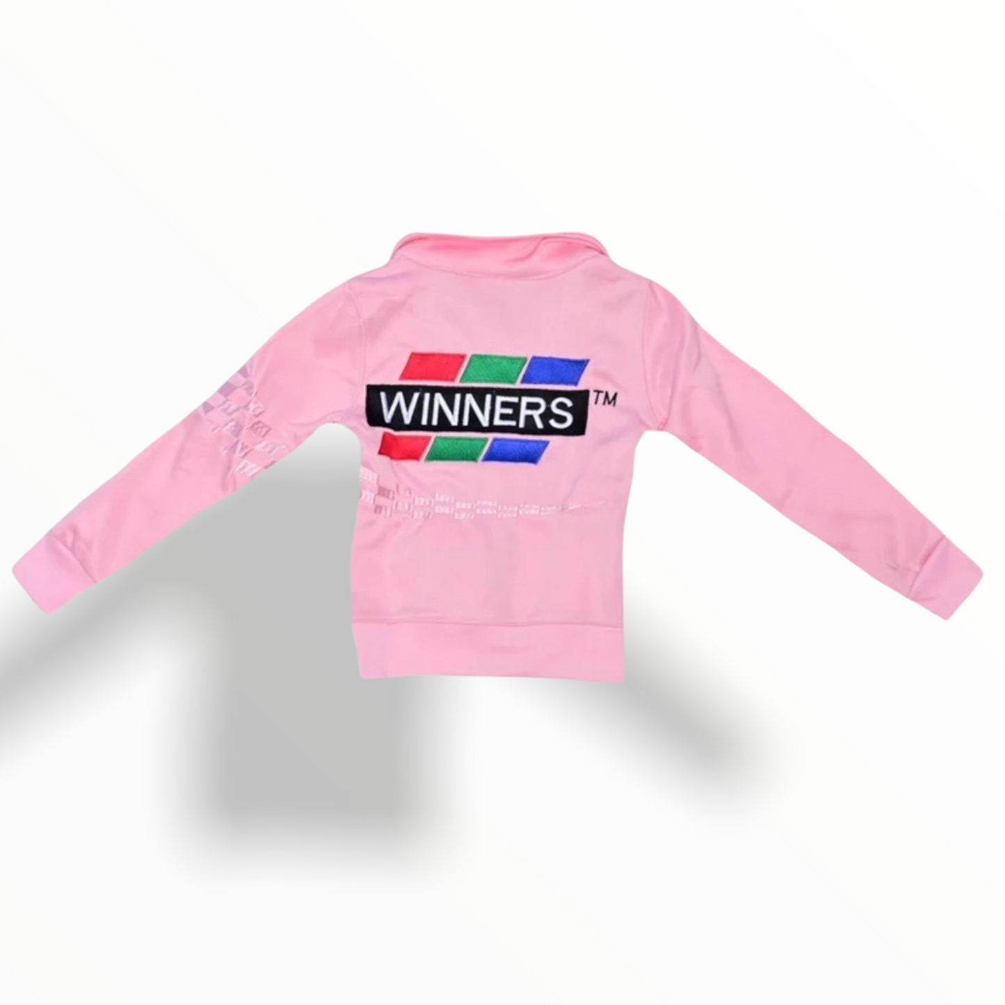 Winners Checkered Track Set Jacket - Pink (Kid's)