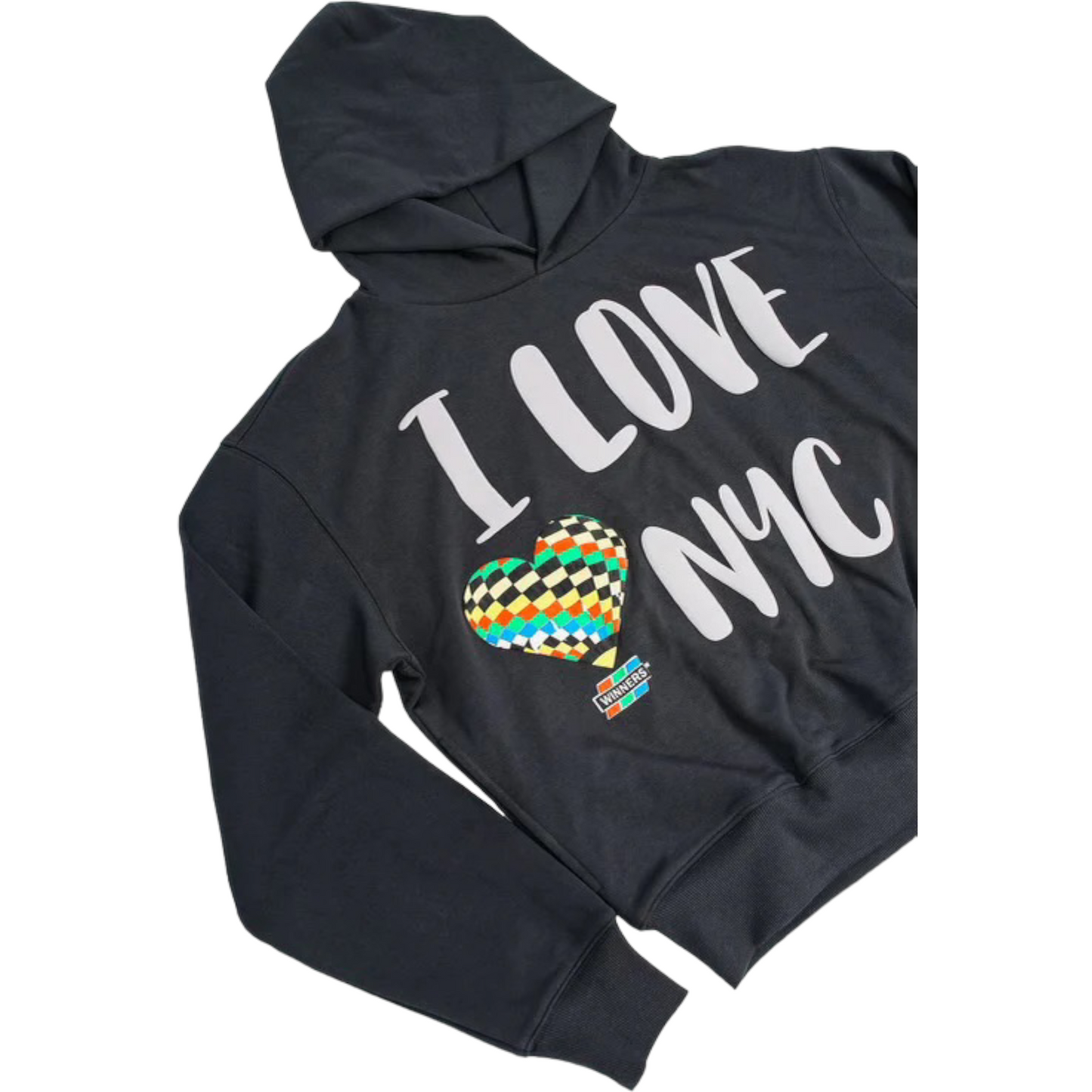 I Love Winners NYC Hoodie - Grey