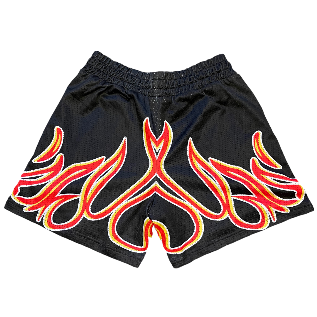 It’s Gonna Be A Hot Summer Mesh Shorts - Black