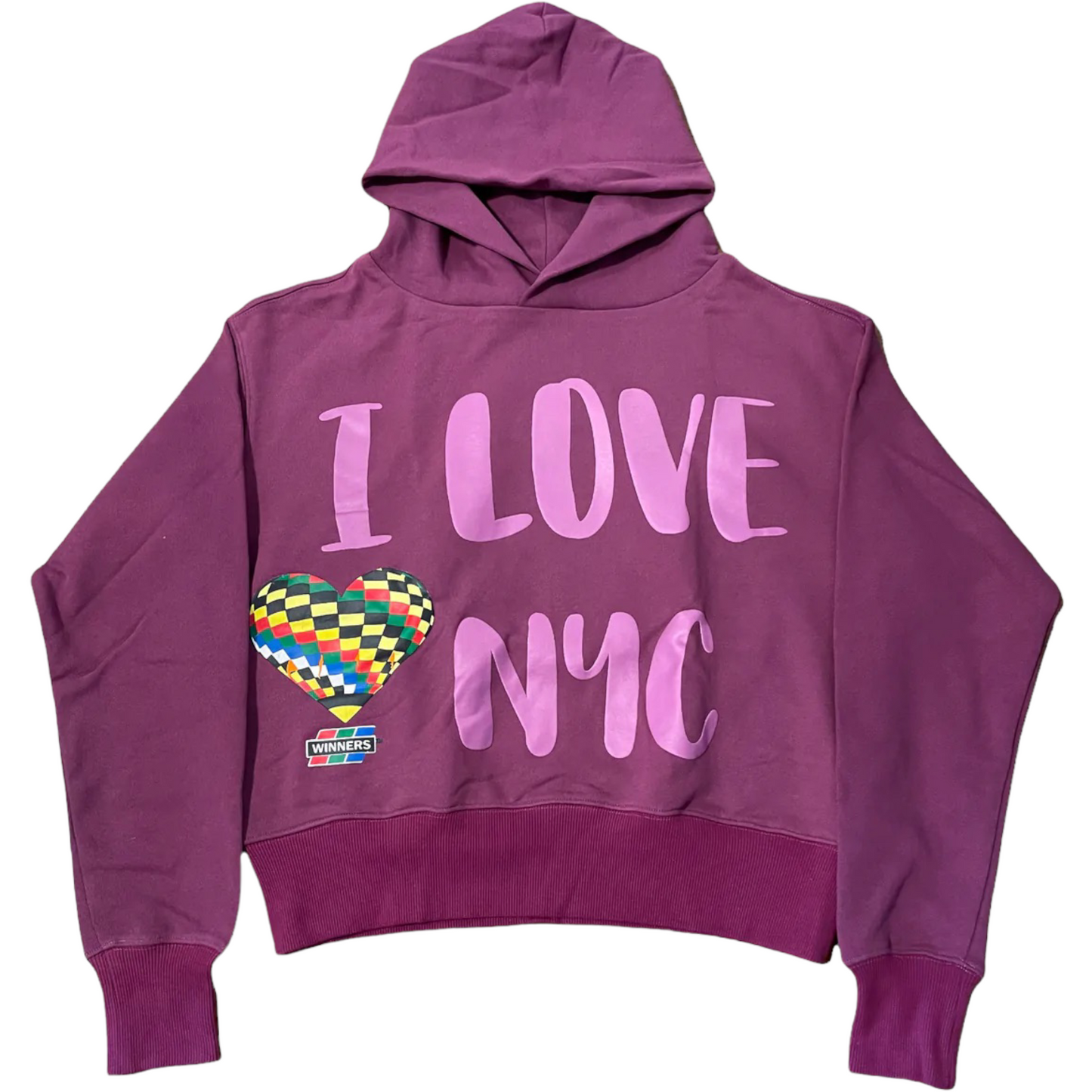 I Love Winners NYC Hoodie - Purple