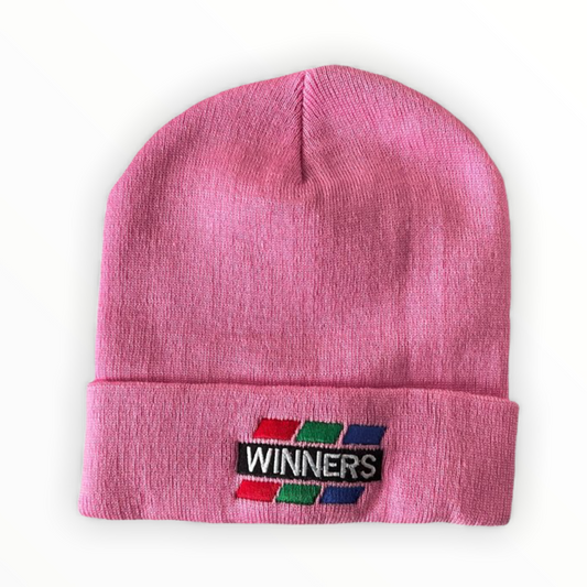 Winners Box Logo Beanie - Pink